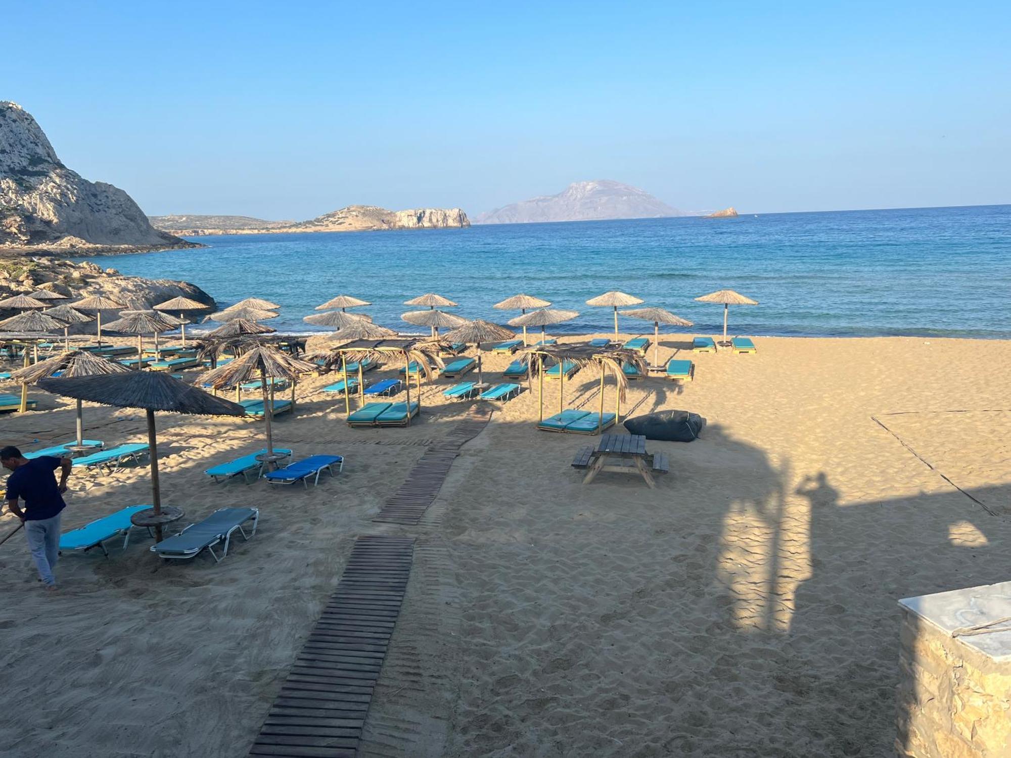 Royal Beach Hotel Arkasa Bagian luar foto