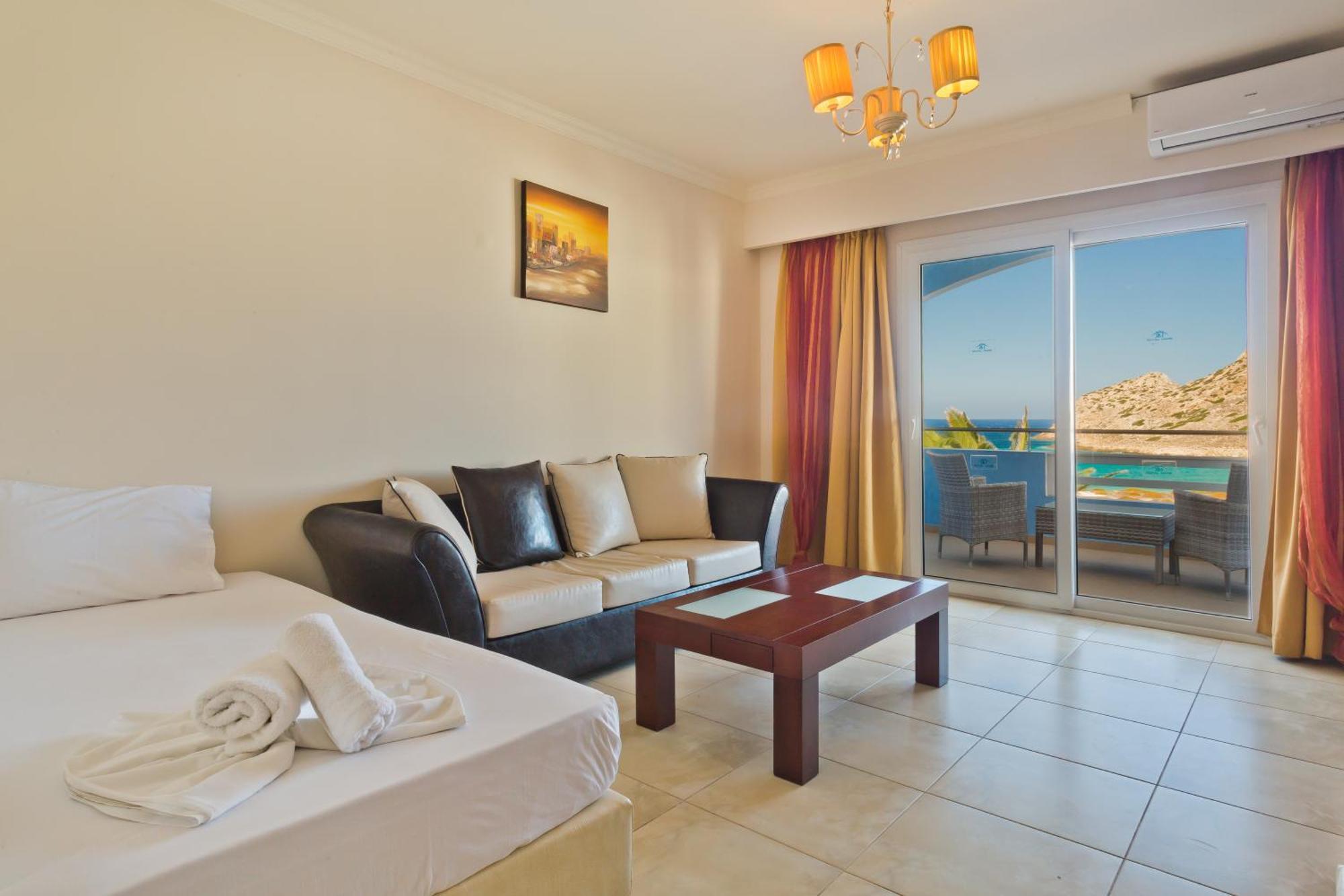 Royal Beach Hotel Arkasa Bagian luar foto