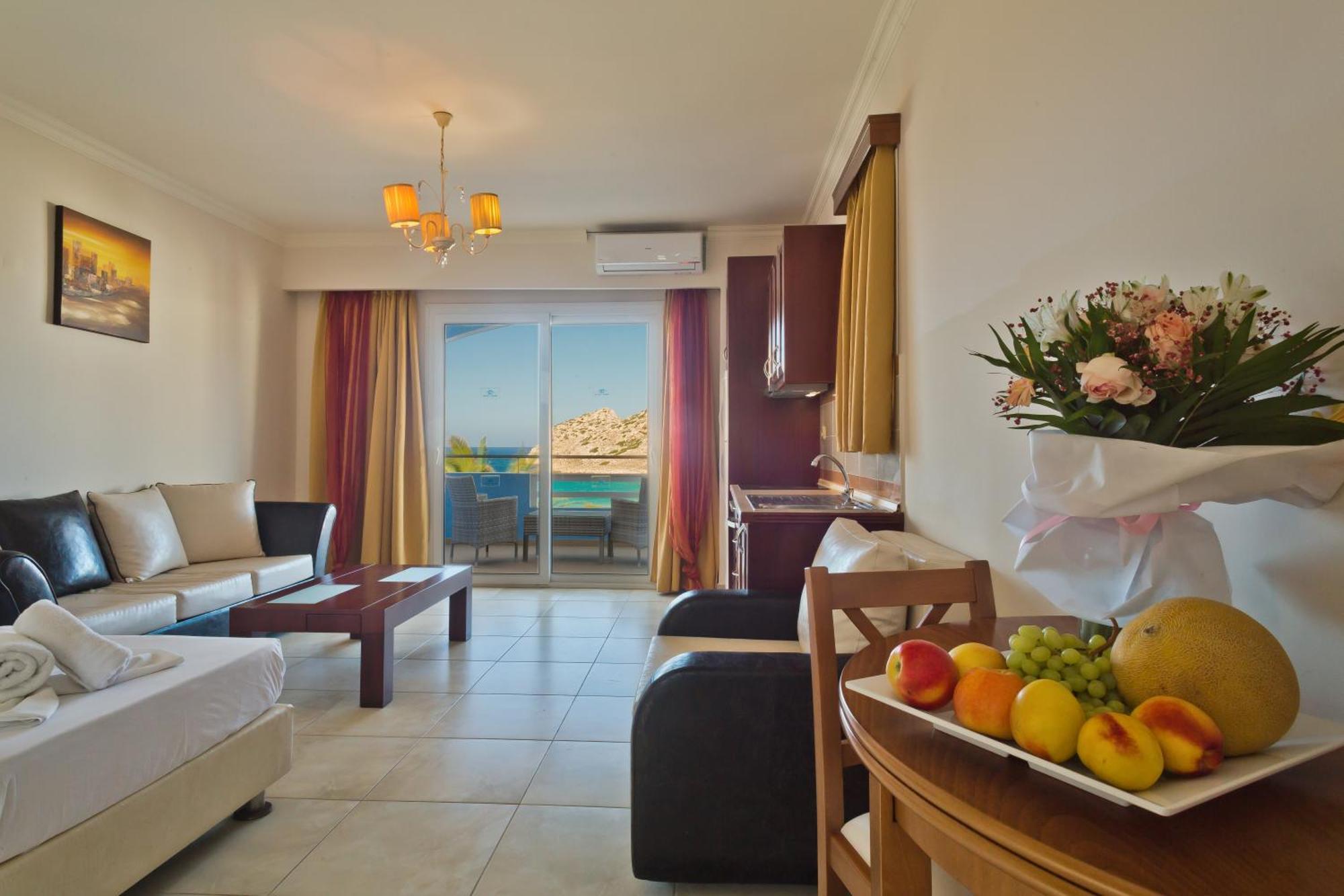 Royal Beach Hotel Arkasa Bagian luar foto