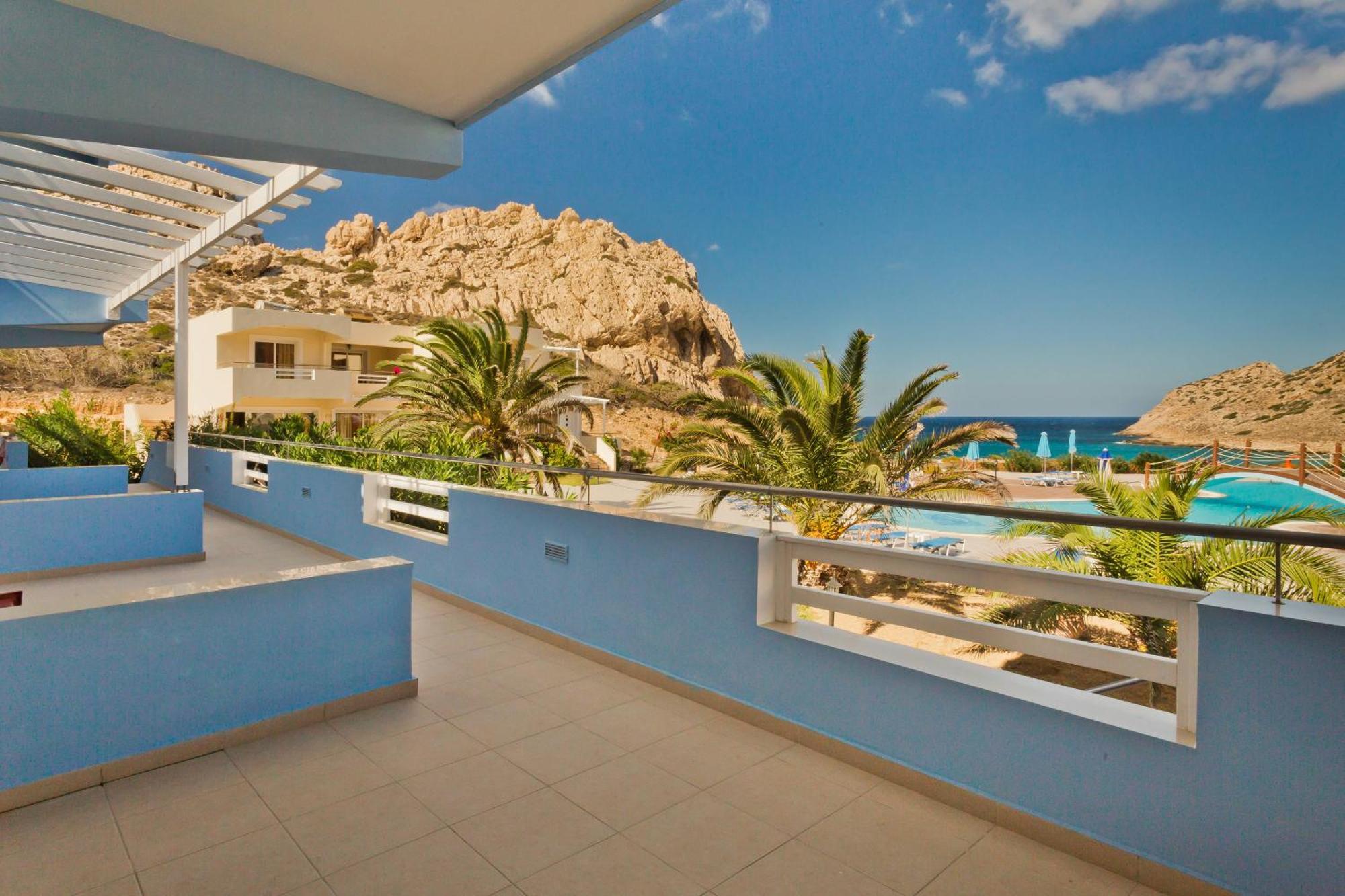 Royal Beach Hotel Arkasa Bagian luar foto